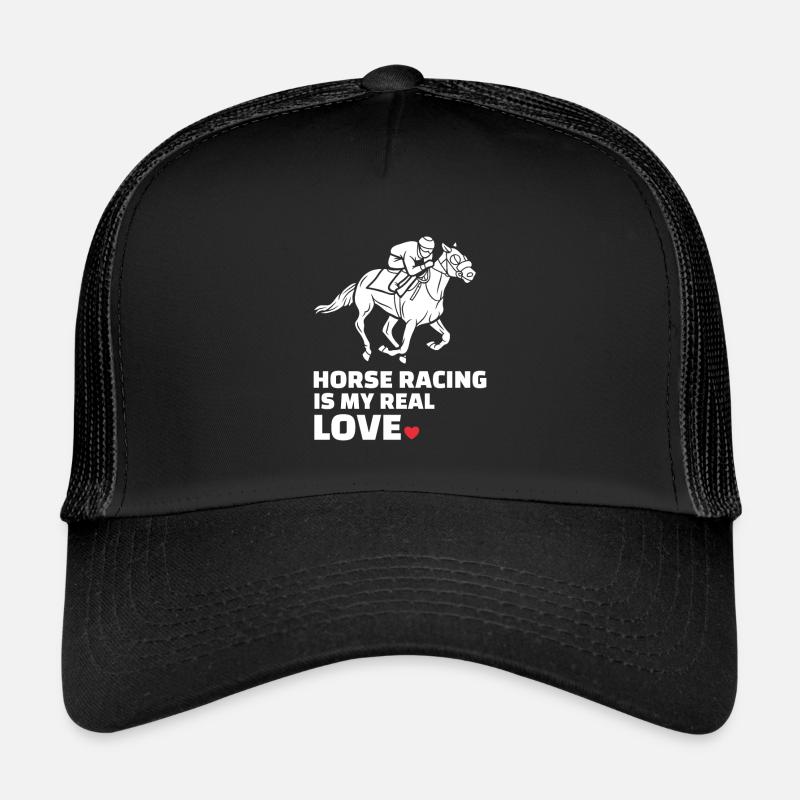 J’adore les courses de chevaux Casquette trucker 