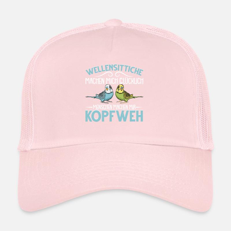 Wellensittich Vogel Trucker Cap