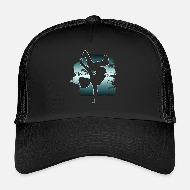 Breakdancer Breakdancing Dancers - Trucker Cap - black/black