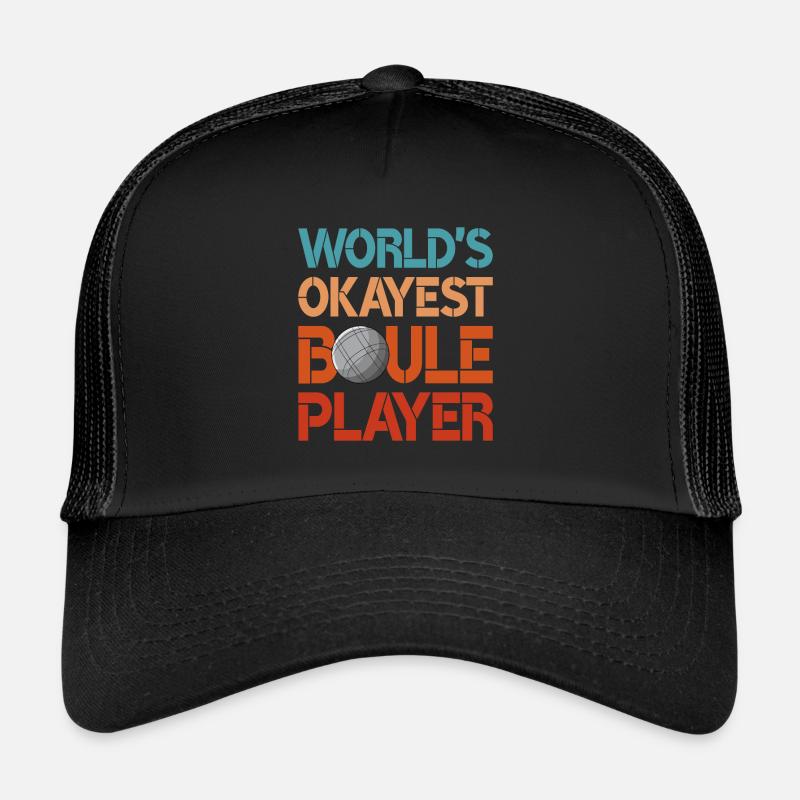 Jeu de pétanque Boule Set Boccia Casquette trucker 