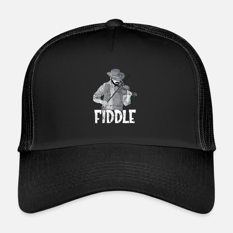 Violin Violin Viola Cello Musician Instrument Trucker Cap