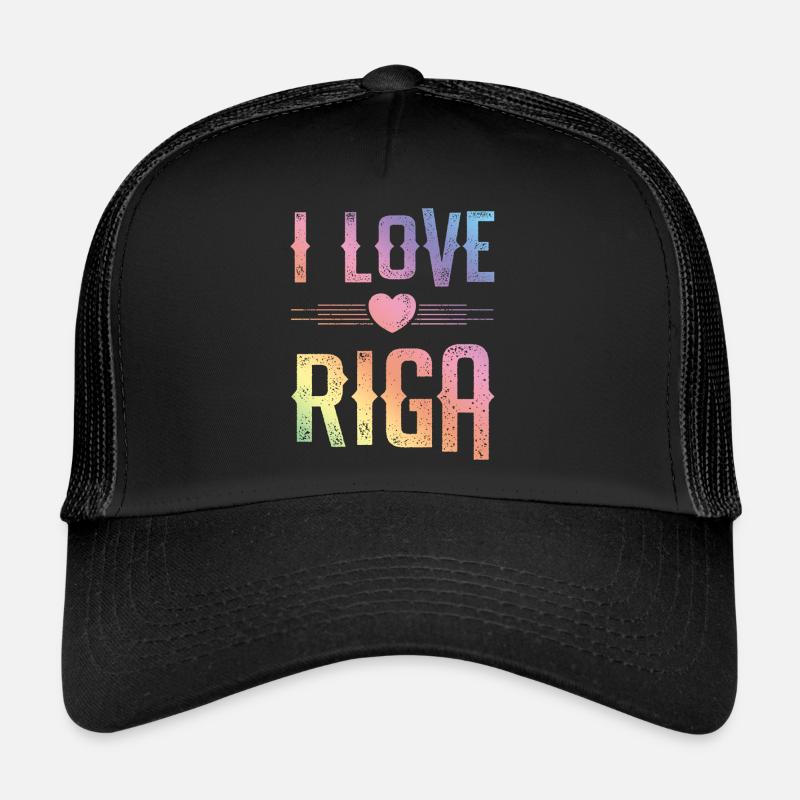 I Love Riga Trucker Cap