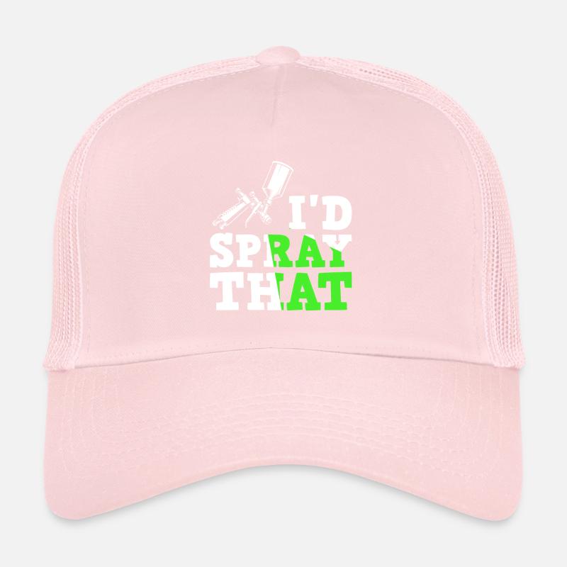 Car Painter Sprayer Paints Trucker Cap