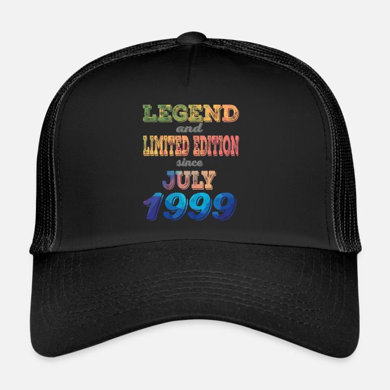 LÉGENDE ET ÉDITION LIMITÉE - Casquette trucker  - noir/noir