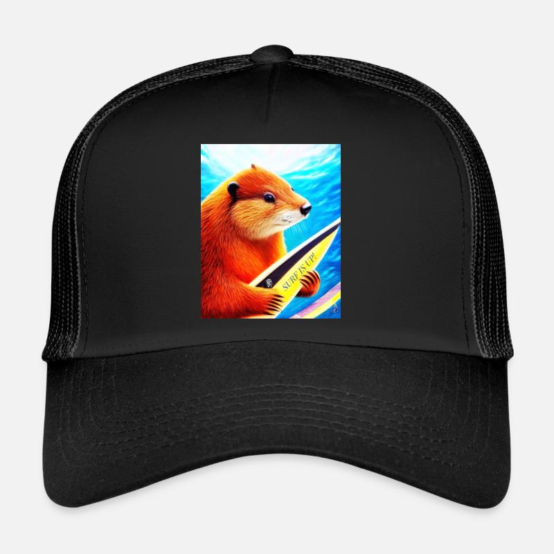 Beaver Surfers Trucker Cap