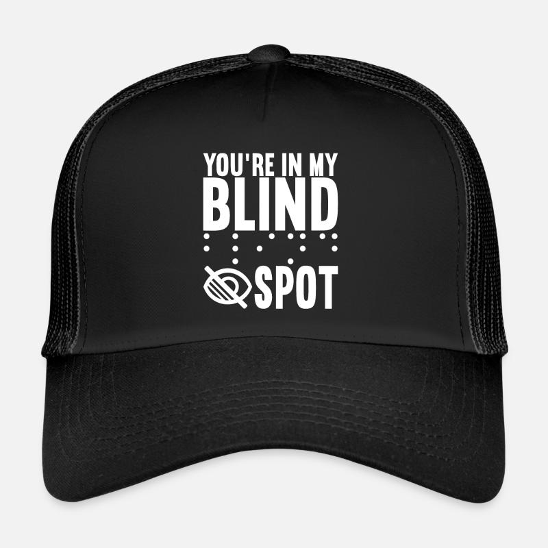 Blind visual impairment Trucker Cap
