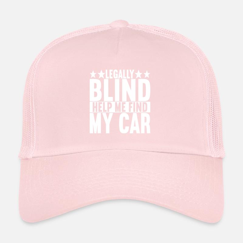 Déficience visuelle aveugle Casquette trucker 