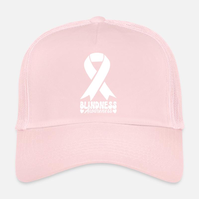 Déficience visuelle aveugle Casquette trucker 