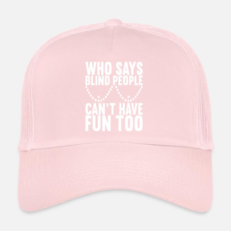 Blind Sehbehinderung Trucker Cap