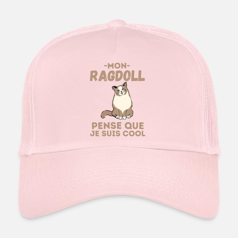 Chat RAGDOLL Casquette trucker 