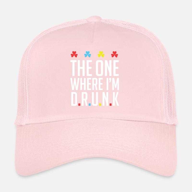 Beer Drunk Paddy Shamrock Saint Patrick Day Trucker Cap