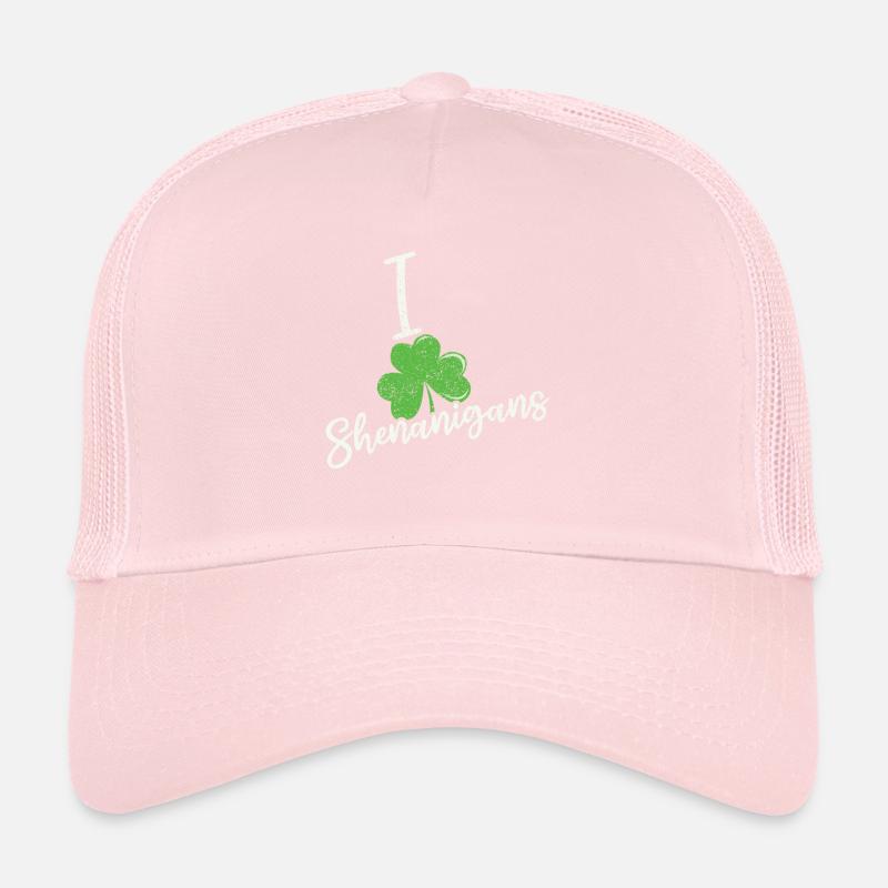 J’aime les manigances Trèfle Trèfle Saint Patrick Casquette trucker 