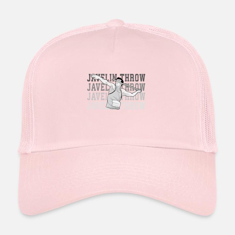 Lancer du javelot athlétisme Lanceur de javelot Casquette trucker 