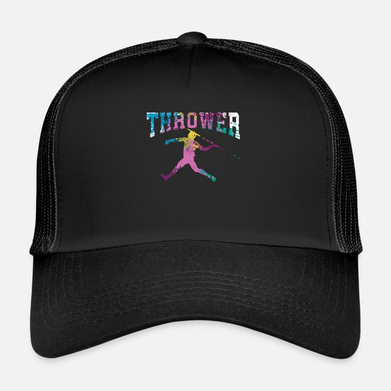 Lancer du javelot athlétisme Lanceur de javelot Casquette trucker 