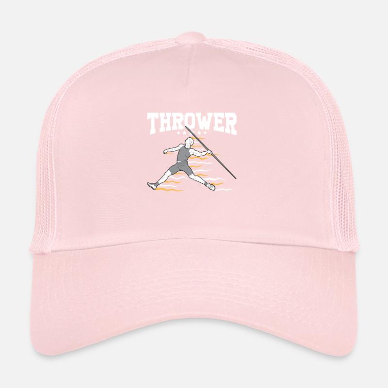 Lancer du javelot athlétisme Lanceur de javelot Casquette trucker 