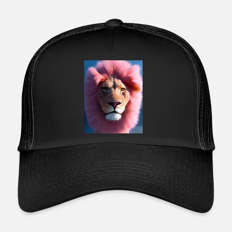 Dessin animé d’une lionne queer Casquette trucker 