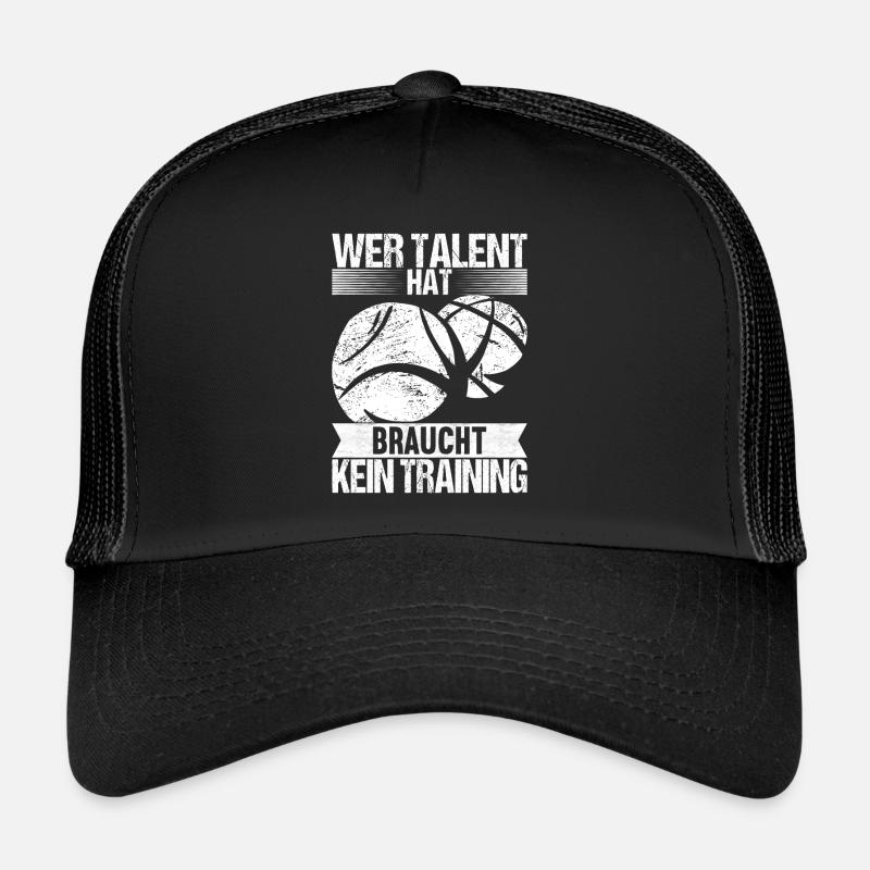 Boule Boulespieler - Trucker Cap - Schwarz/Schwarz