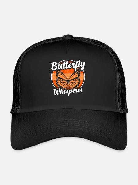 Schmetterling Flüsterer - Trucker Cap - Schwarz/Schwarz