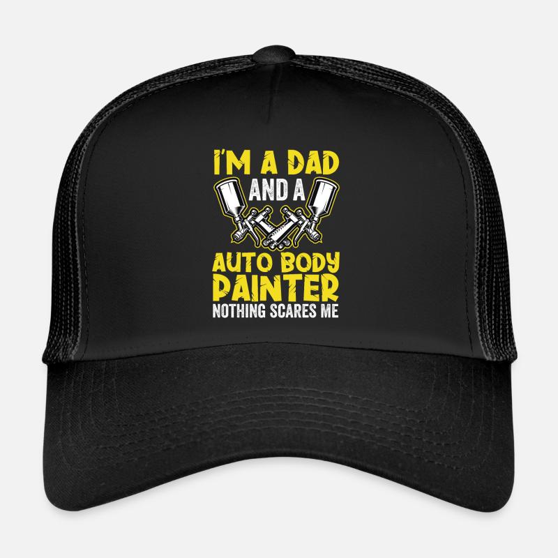 Car Painter Sprayer Paints Trucker Cap