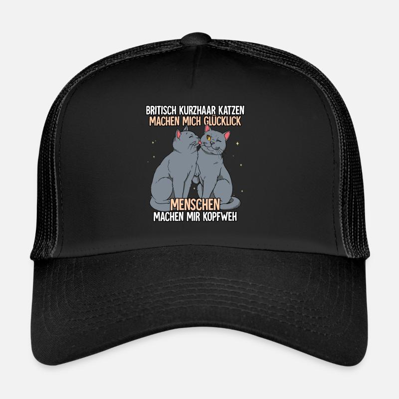 Britisch Kurzhaar Katzen Trucker Cap