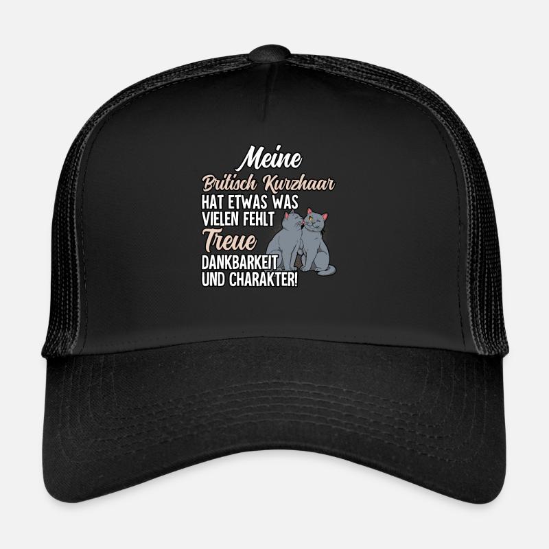 Britisch Kurzhaar Katze Trucker Cap