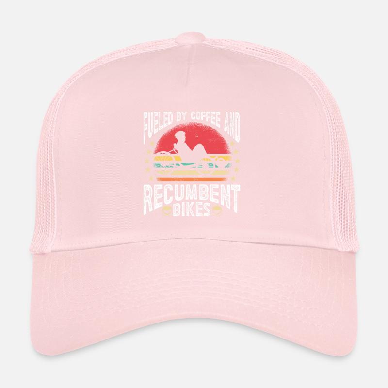 Vélo couché Cycliste couché Casquette trucker 