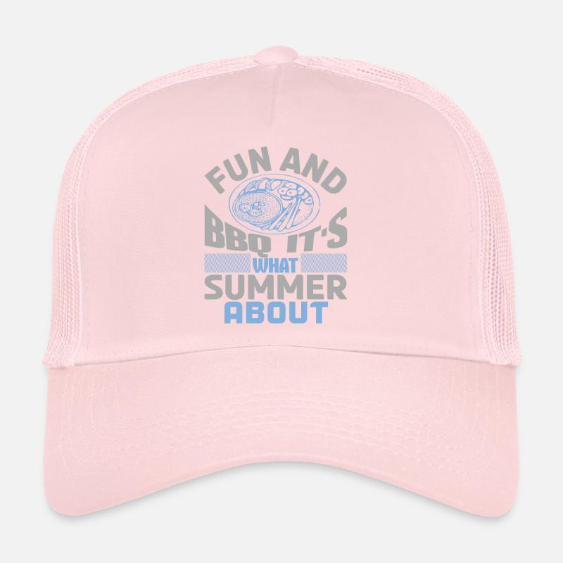 FUN ET BBQ C’EST CE QUE L’ÉTÉ À PROPOS Casquette trucker 