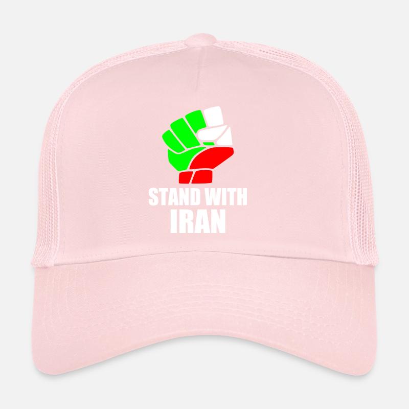 Stand with iran Casquette trucker 