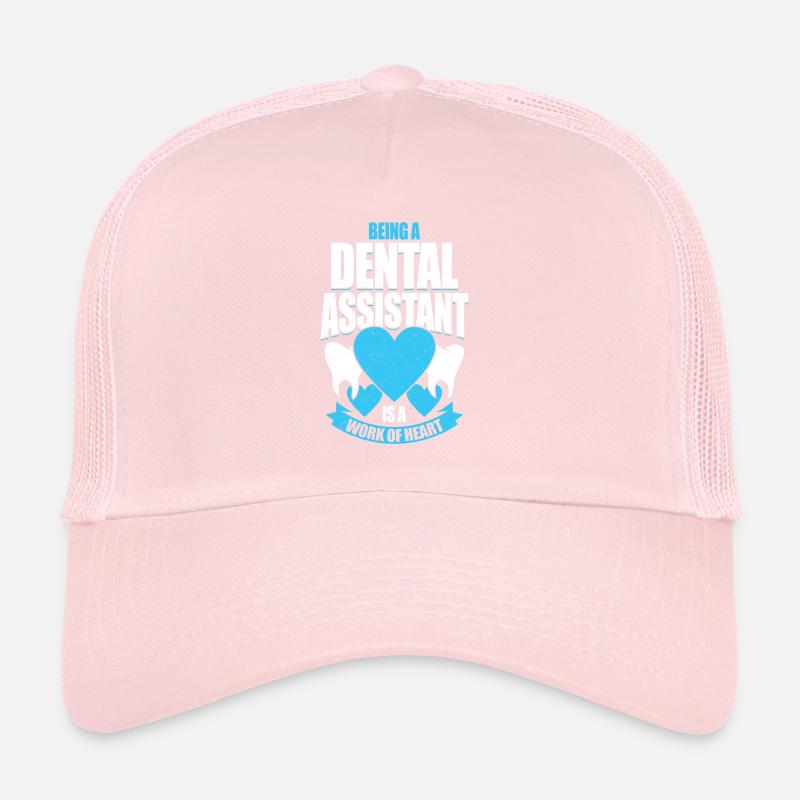 Être assistante dentaire est un travail de cœur Casquette trucker 