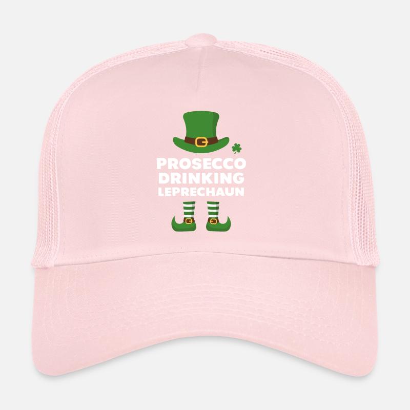 Prosecco Boire Leprechaun Casquette trucker 
