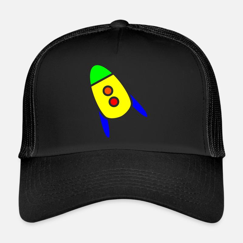 rocket enfant ok - Casquette trucker  - noir/noir
