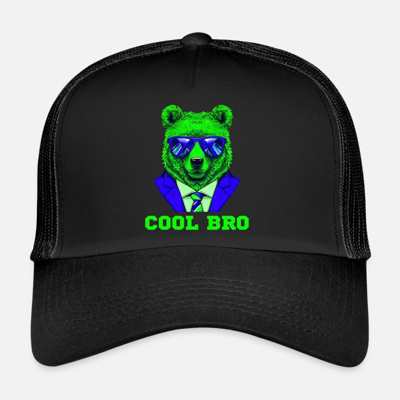 Cool Bro Bear Casquette trucker 