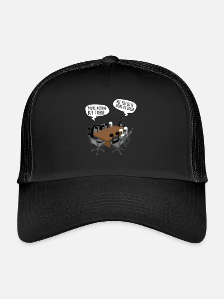 Clarinettiste Musiciens d’orchestre - Casquette trucker  - noir/noir - Devant