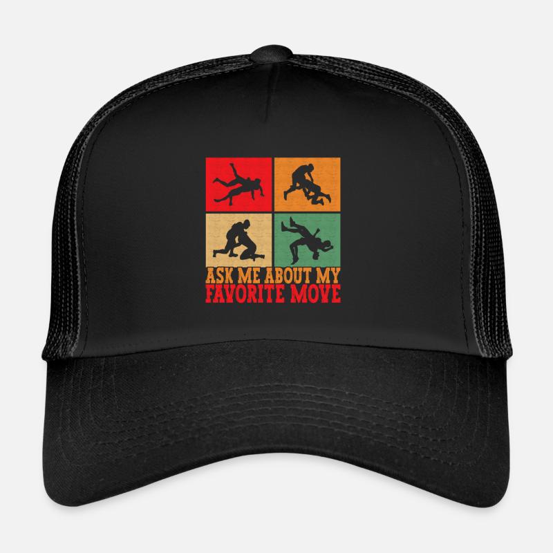 Lutte Lutteurs Lutteurs Casquette trucker 