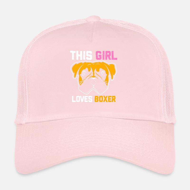 Boxer Dog Trucker Cap