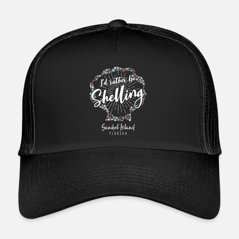 Collecting shells on the beach Shell collectors Trucker Cap