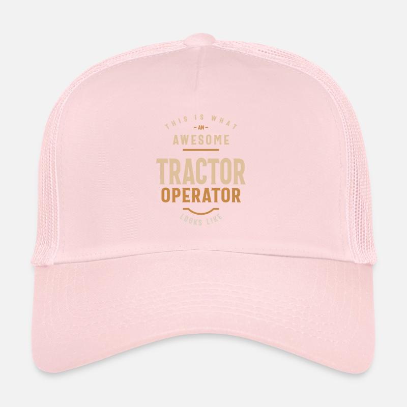 Tractor Operator Trucker Cap