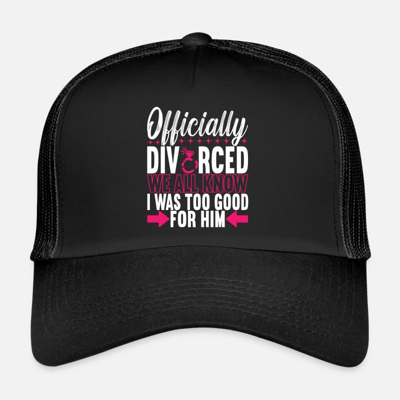 Divorce Divorced Trucker Cap