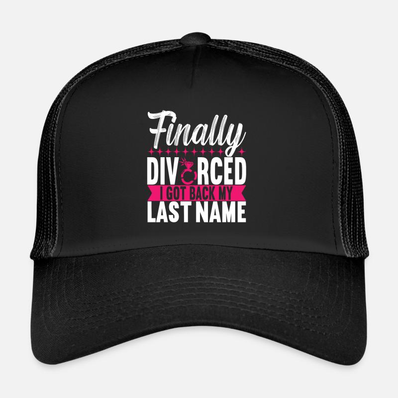 Divorce Divorcé Casquette trucker 