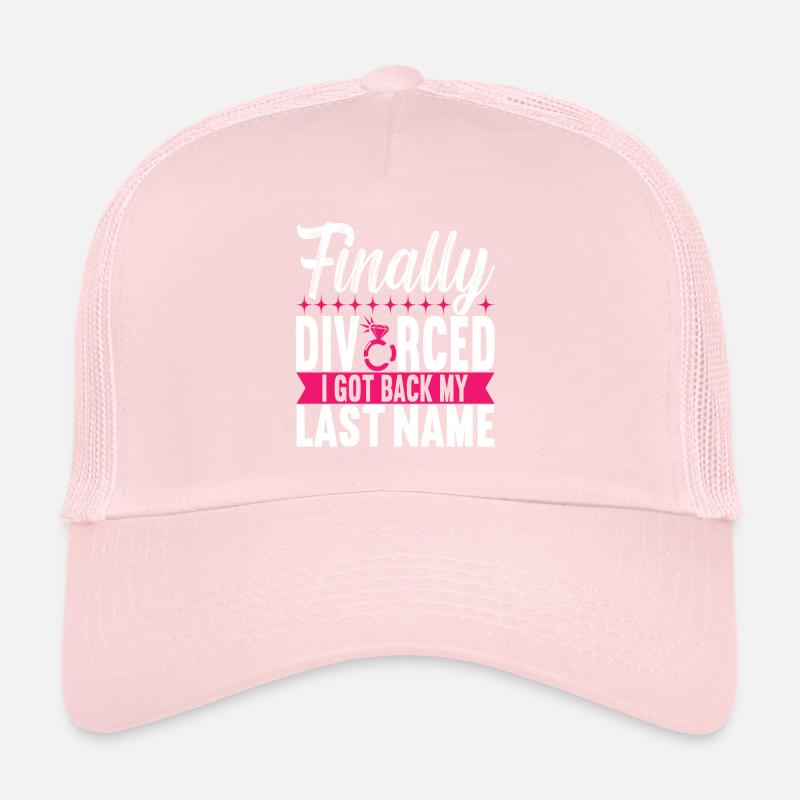 Divorce Divorced Trucker Cap