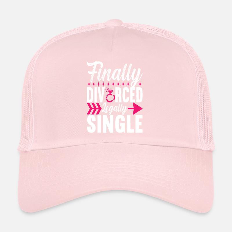 Divorce Divorced Trucker Cap