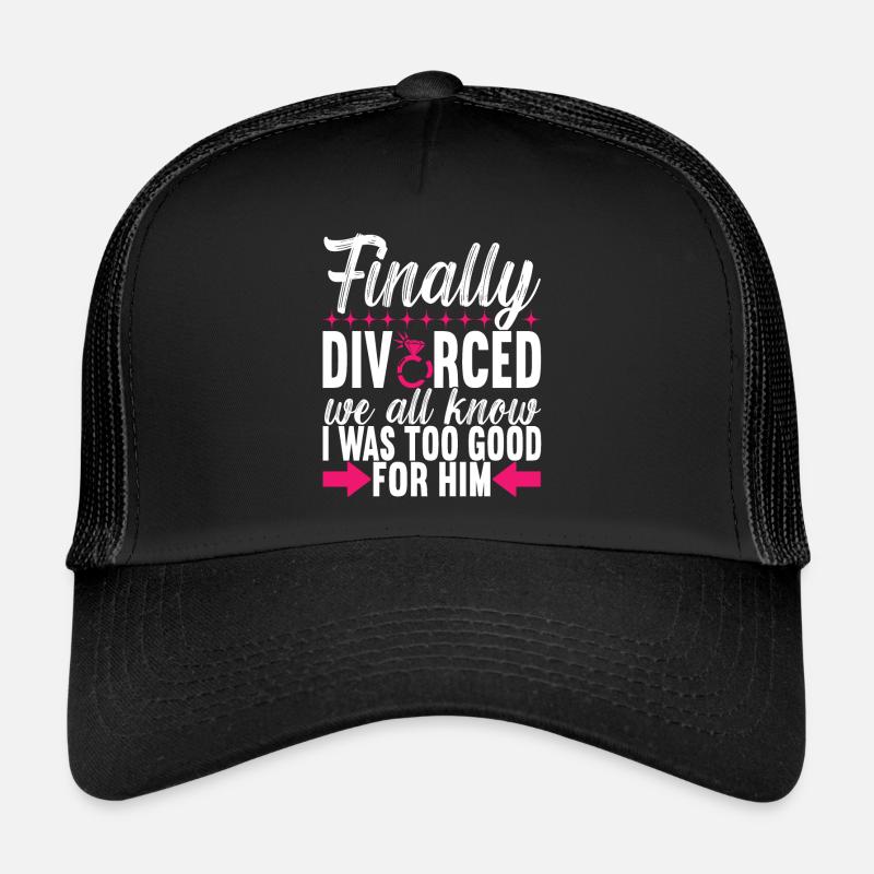 Divorce Divorced Trucker Cap