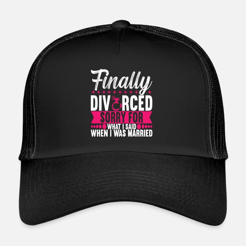 Scheidung Geschieden Trucker Cap