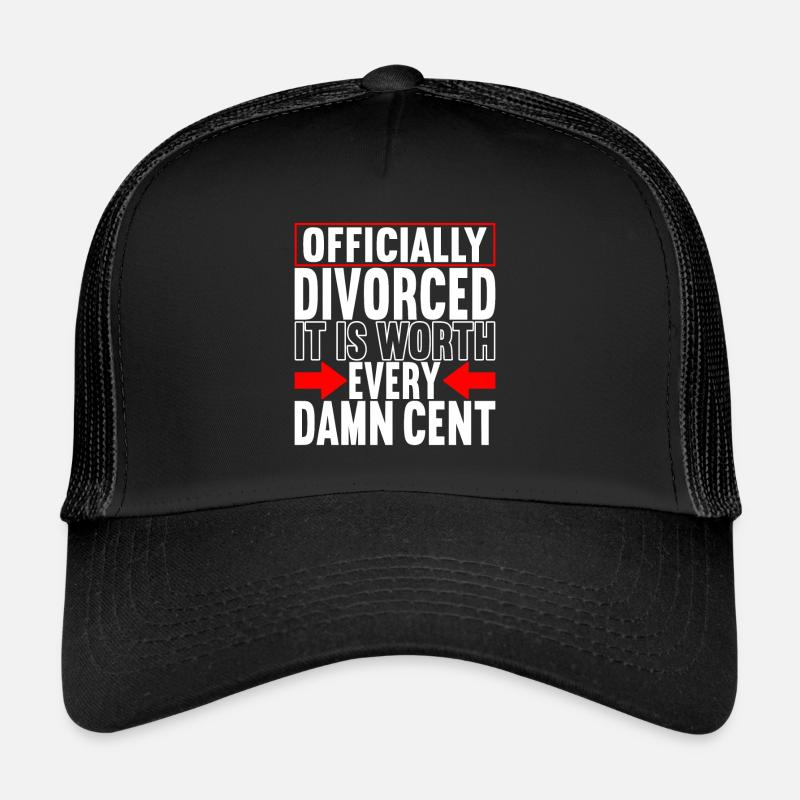 Divorce Divorced Trucker Cap