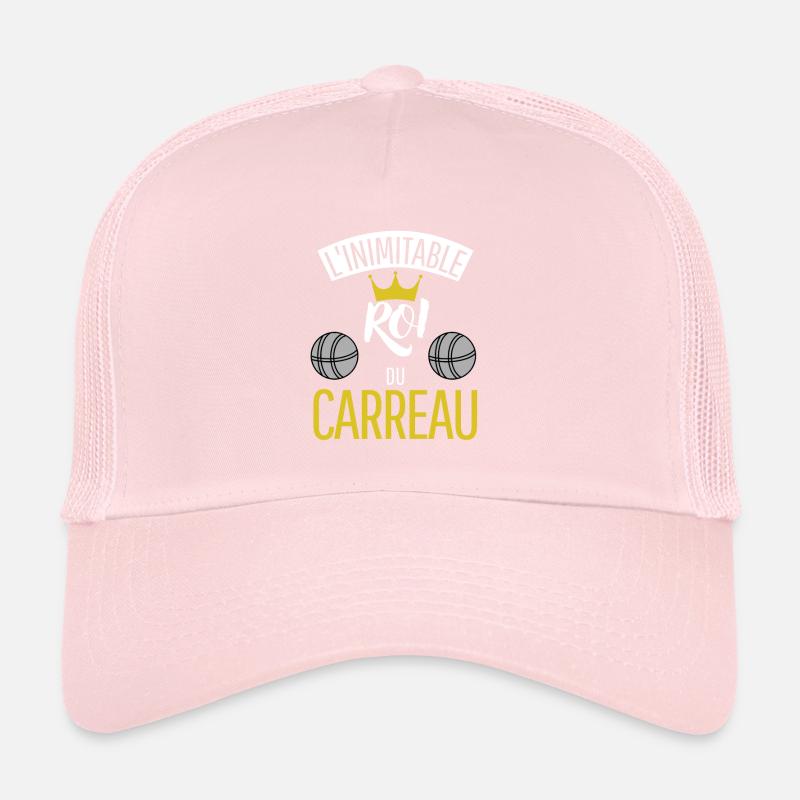 Cadeau Pétanque - L'inimitable roi du Carreau Casquette trucker 