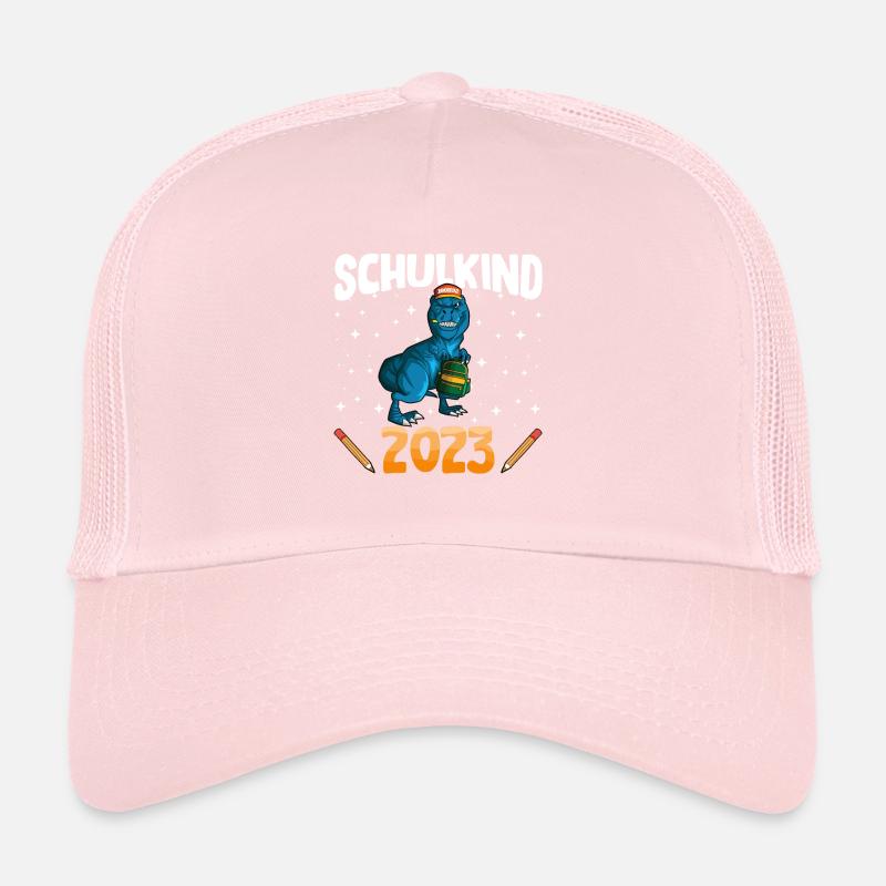 Schulkind 2023 1. Klasse Einschulung Dino Trucker Cap
