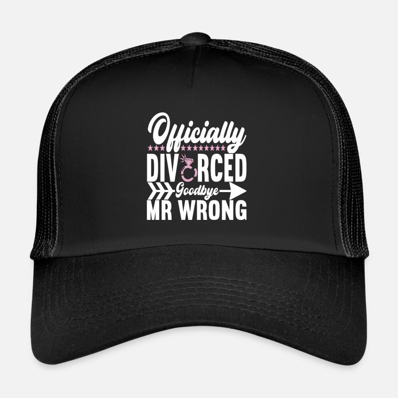 Divorce Divorced Trucker Cap