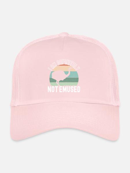 Emu Strauss - Casquette trucker  - rose pâle - Devant