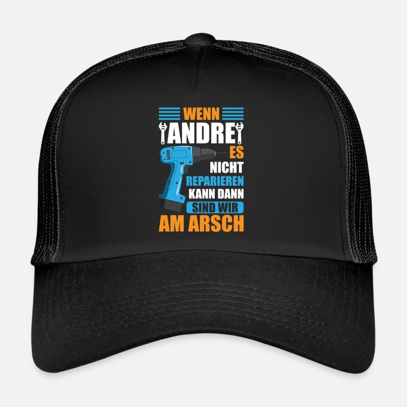 Andre Vorname Name Geburtstag Reparieren Trucker Cap