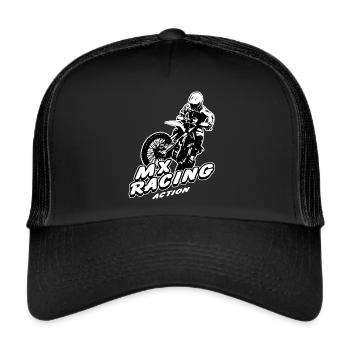 Supercross - Moto Cross - Motocross - Trucker Cap - black/black - Front
